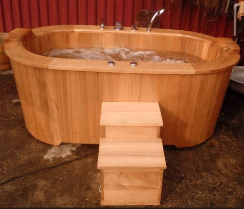 Bồn tắm gỗ giúp nâng cao chất lượng sức khỏe